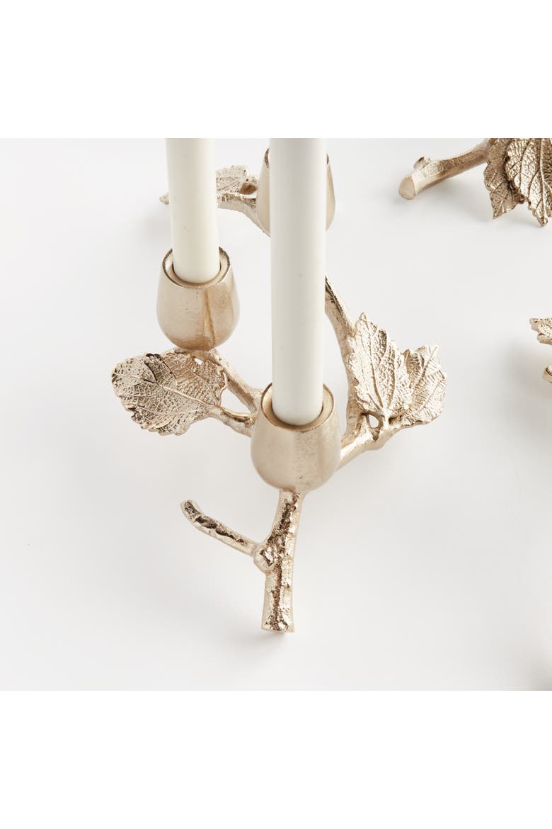 Parna Taper Candle Holders Set of 6, Alternate, color, Gold