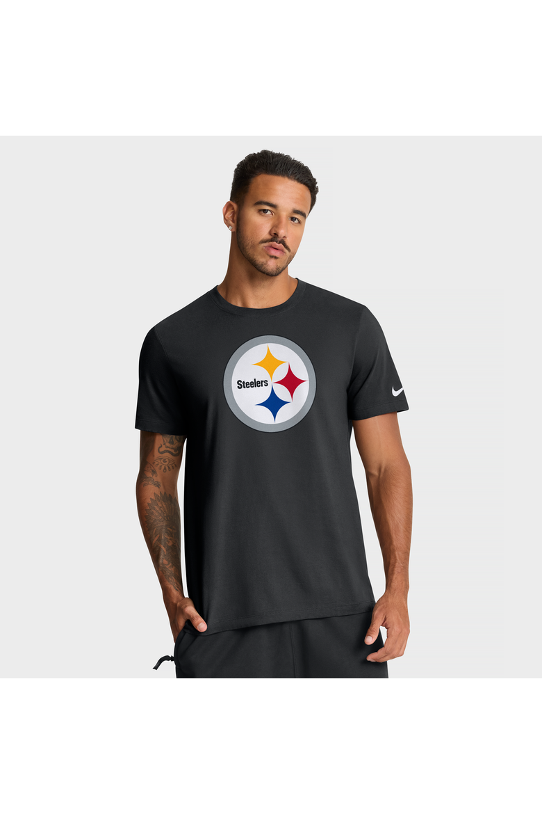 Men's Nike Black Pittsburgh Steelers Essential Logo T-Shirt, Main, color, Black