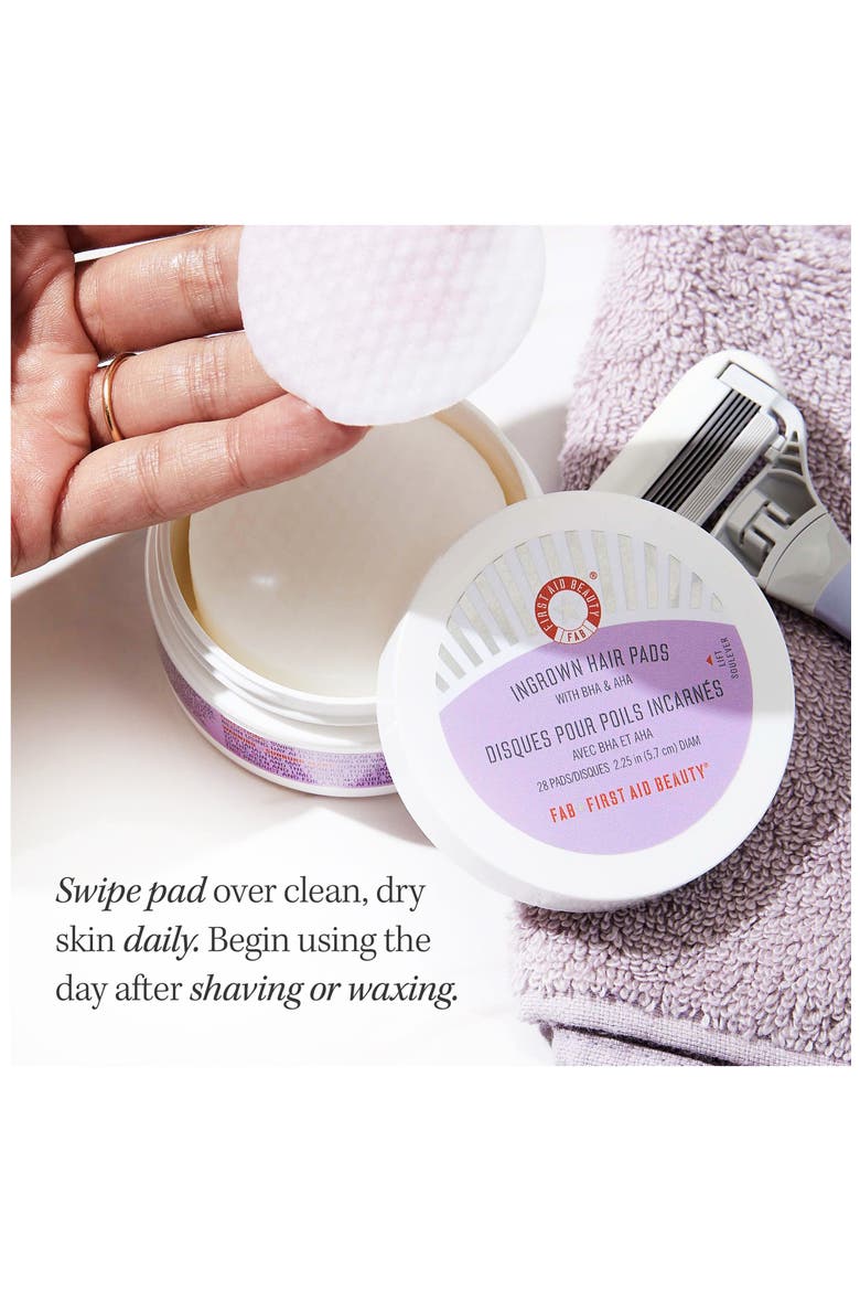 Ingrown Hair Pads with BHA & AHA, Alternate, color, NO COLOR