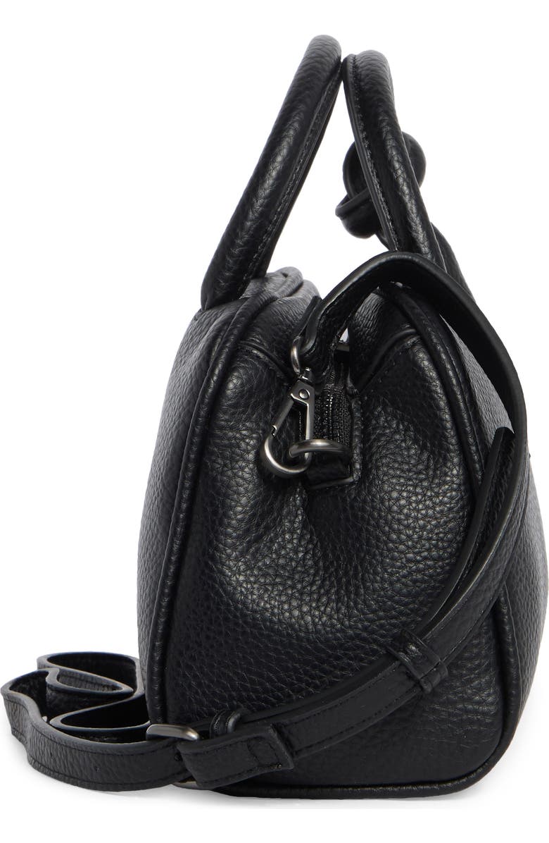 BCBG Knot Handle Satchel Bag, Alternate, color, Black