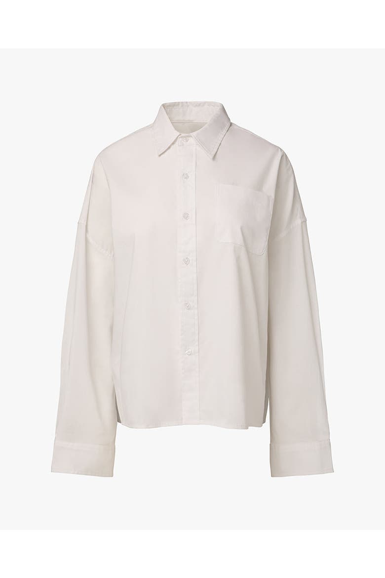 Button Front Shirt, Alternate, color, Bright White