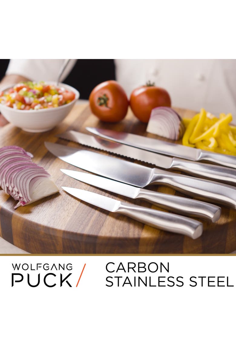 6-Piece Stainless Steel Knife Set, Alternate, color, Silver