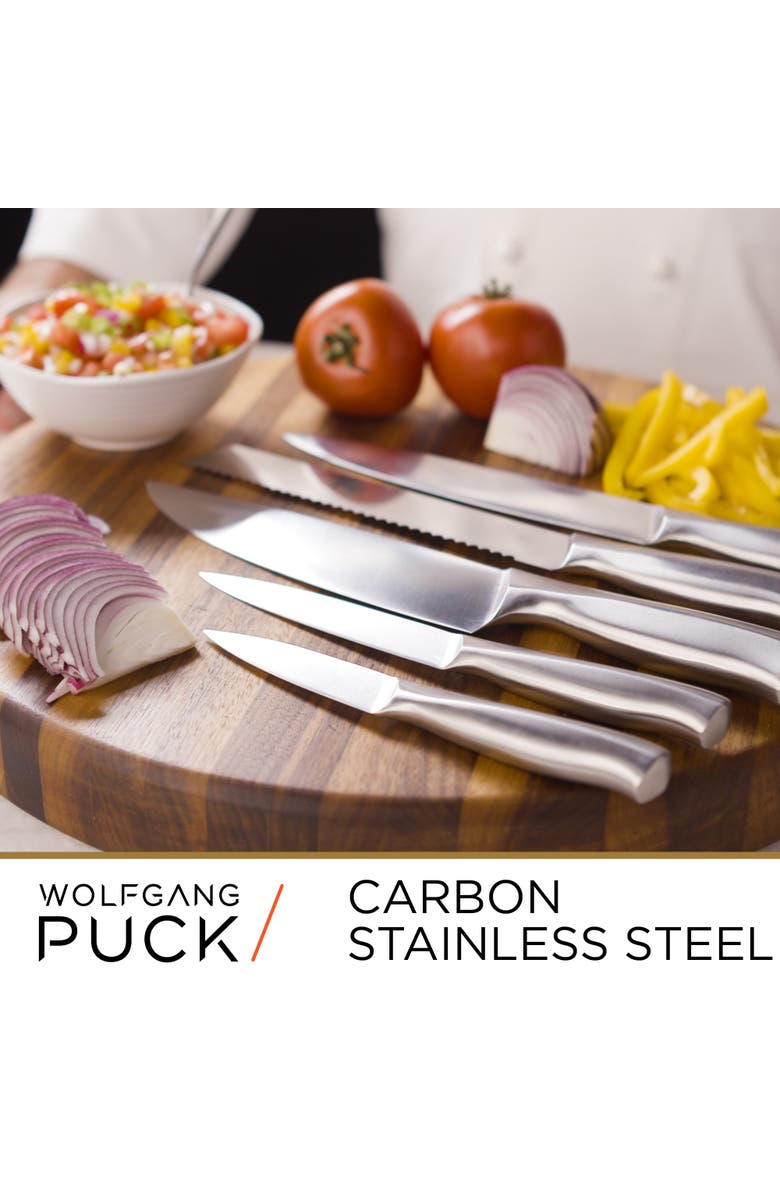 Wolfgang Puck 6-Piece Stainless Steel Knife Set, Alternate, color, Silver