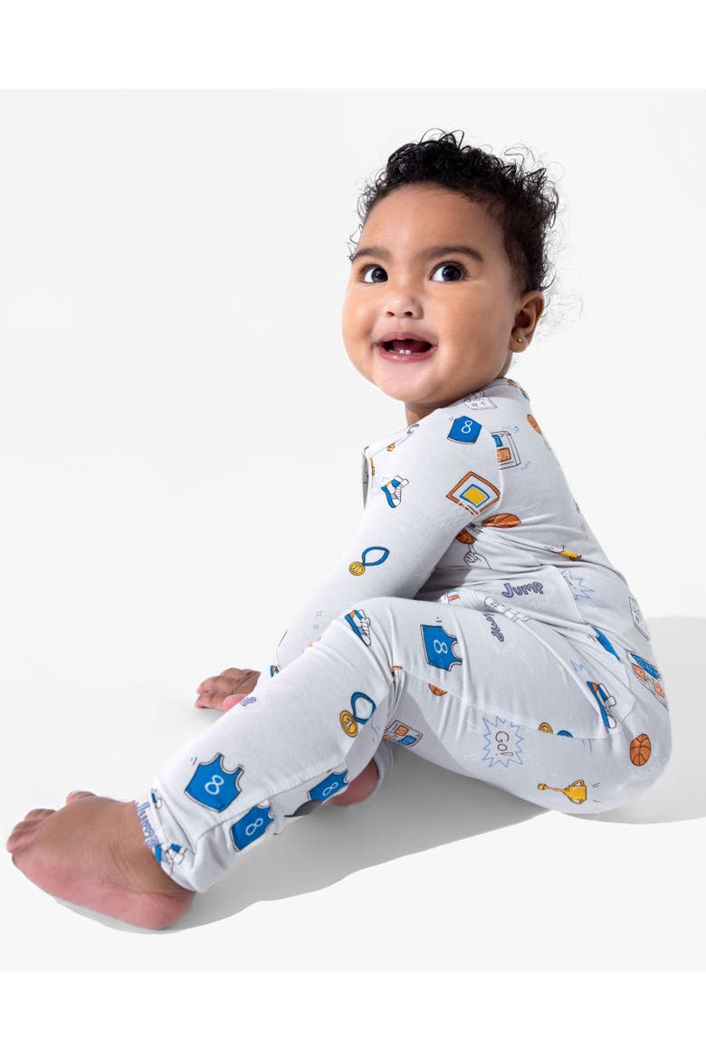 Baby All Star Basketball Convertible Footie, Alternate, color, All Star Basketball