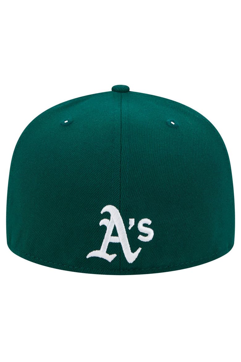 Men's New Era Green Oakland Athletics Ransom 59FIFTY Fitted Hat, Alternate, color, Green