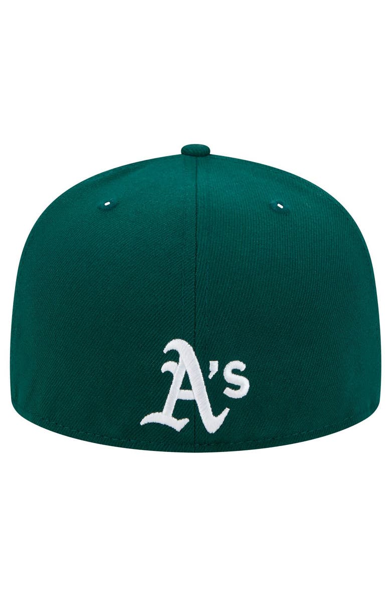 New Era Men's New Era Green Oakland Athletics Ransom 59FIFTY Fitted Hat, Alternate, color, Green