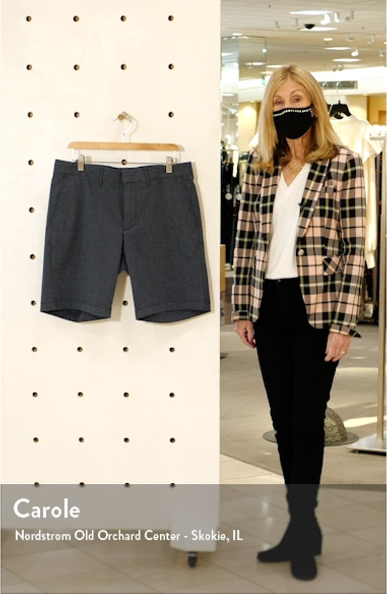 Slim Fit CoolMax<sup>®</sup> Flat Front Performance Chino Shorts, sales video thumbnail