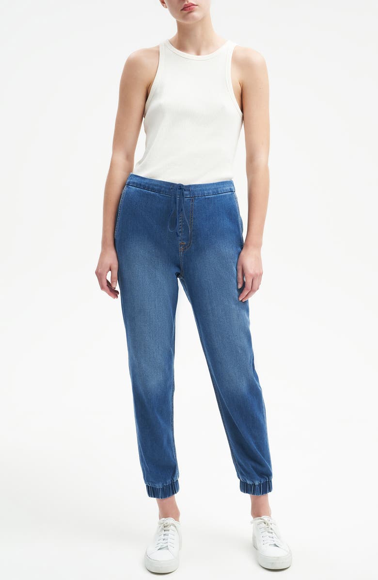 JEN7 by 7 For All Mankind High Waist Jogger Jeans, Alternate, color, 