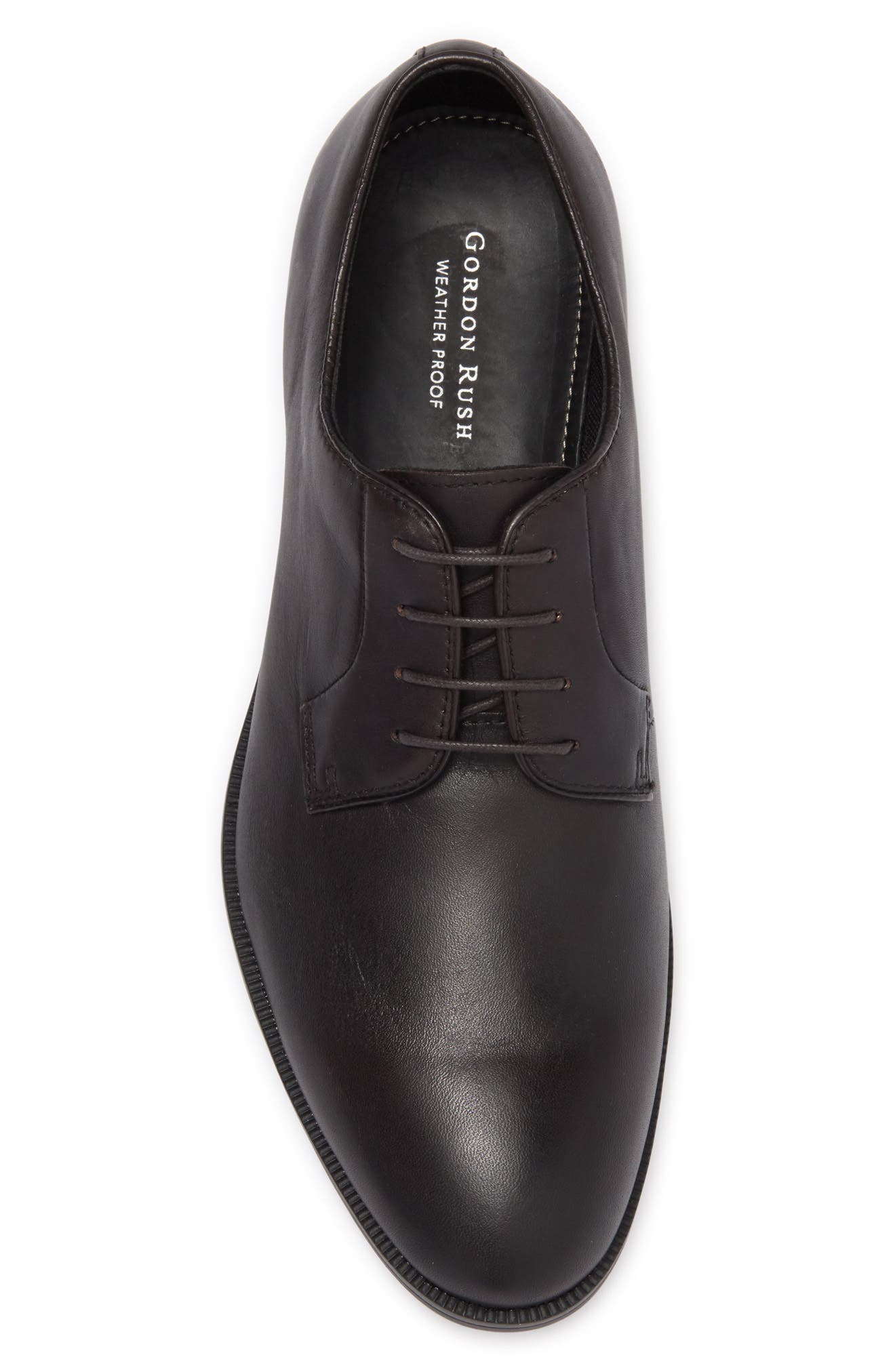 Gordon Rush Bailey Leather Plain Toe Derby, Alternate, color, Moka Leather