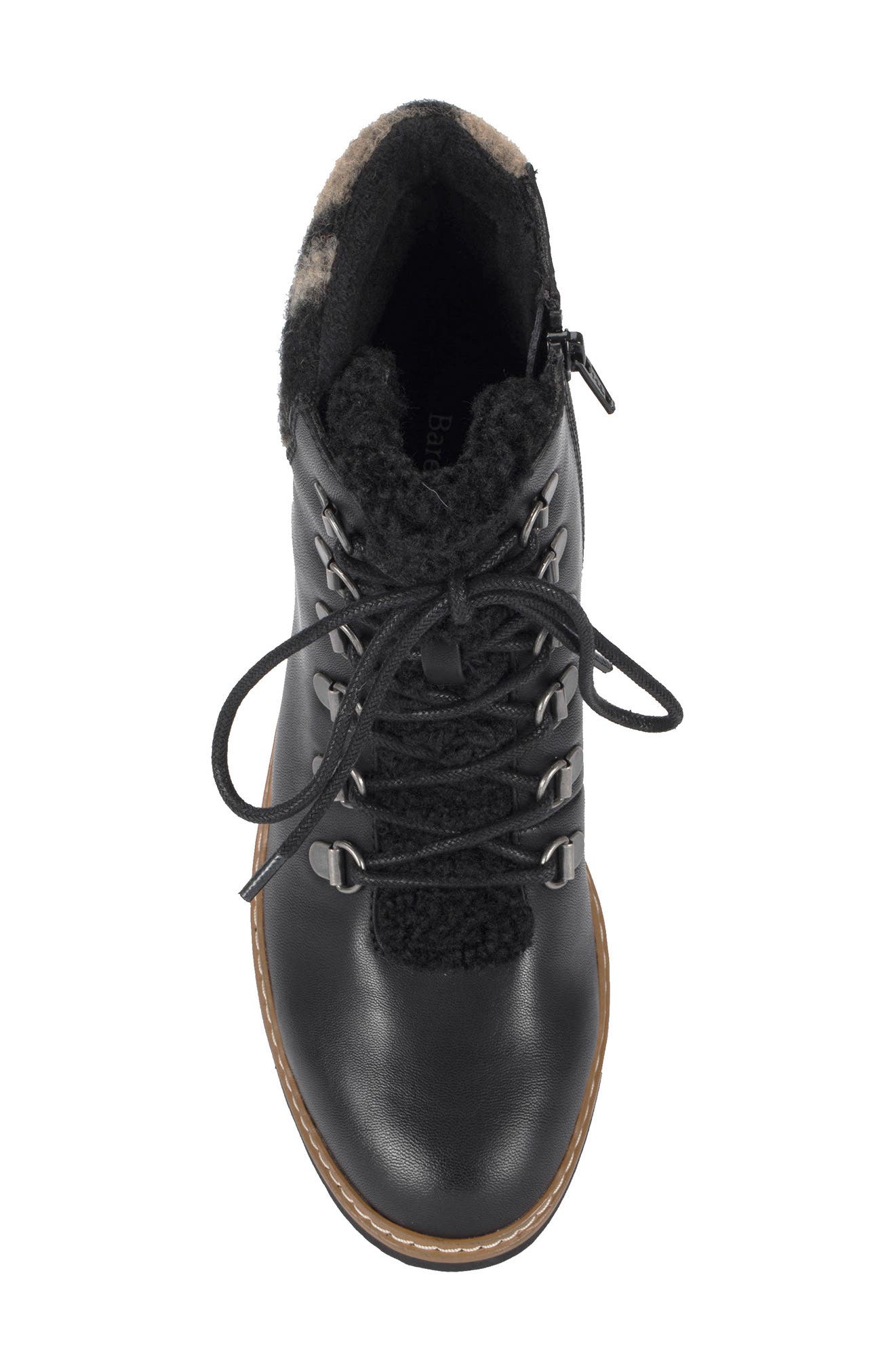 BARETRAPS Nasha Faux Shearling Lined Wedge Hiking Boot, Alternate, color, 