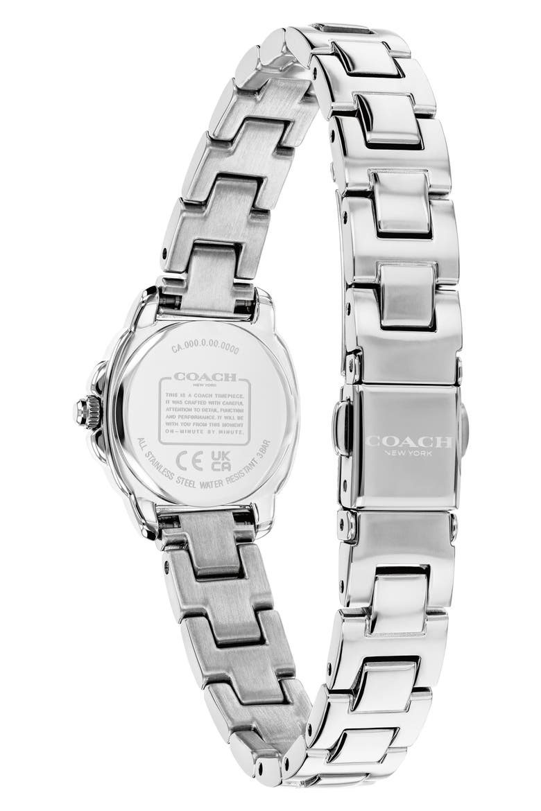Kitt Crystal Bracelet Watch, 21mm, Alternate, color, SILVER WHITE