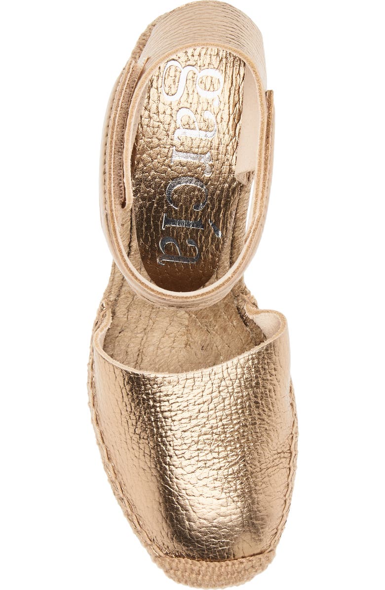 Pedro Garcia Odal Espadrille Sandal, Alternate, color, Cava Cervo Lame