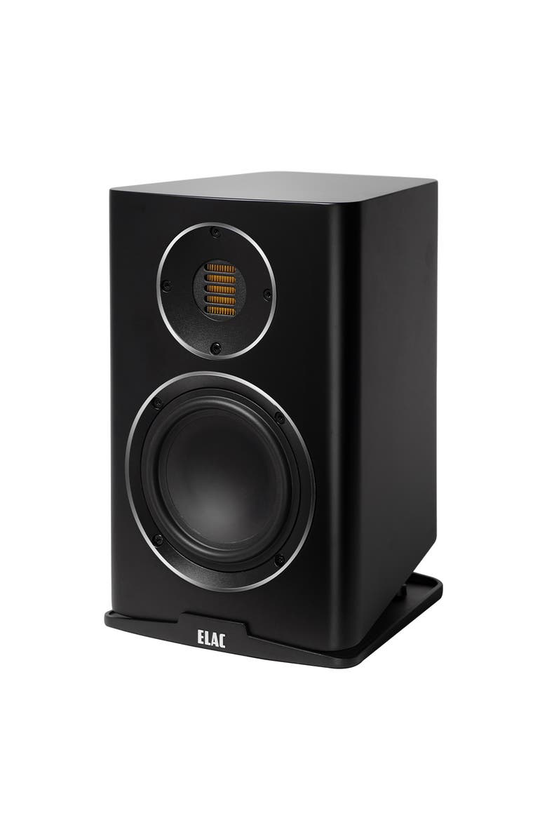 ELAC BS243.4-SB 5.25 Inch Bookshelf Speakers - Pair, Alternate, color, Satin Black