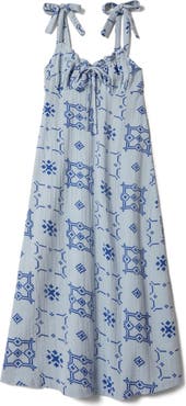 Brixton The Tie Strap Sleeveless Midi Dress