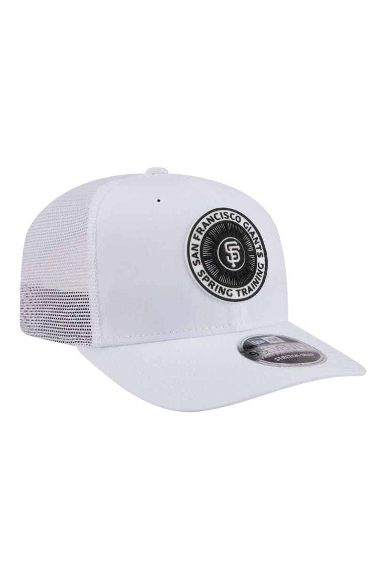 Men's New Era  White San Francisco Giants 2026 Spring Training Fan Pack 9SEVENTY Adjustable Trucker Hat, Alternate, color, White