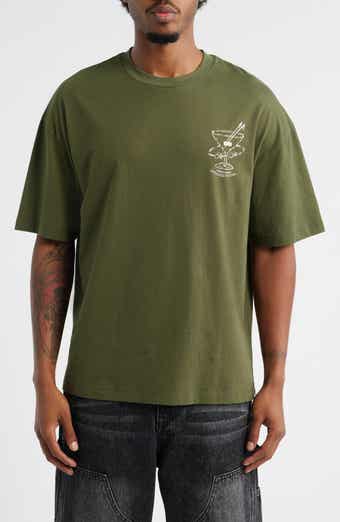 CRIMINAL DAMAGE Cocktail Lounge Oversize Graphic T-Shirt