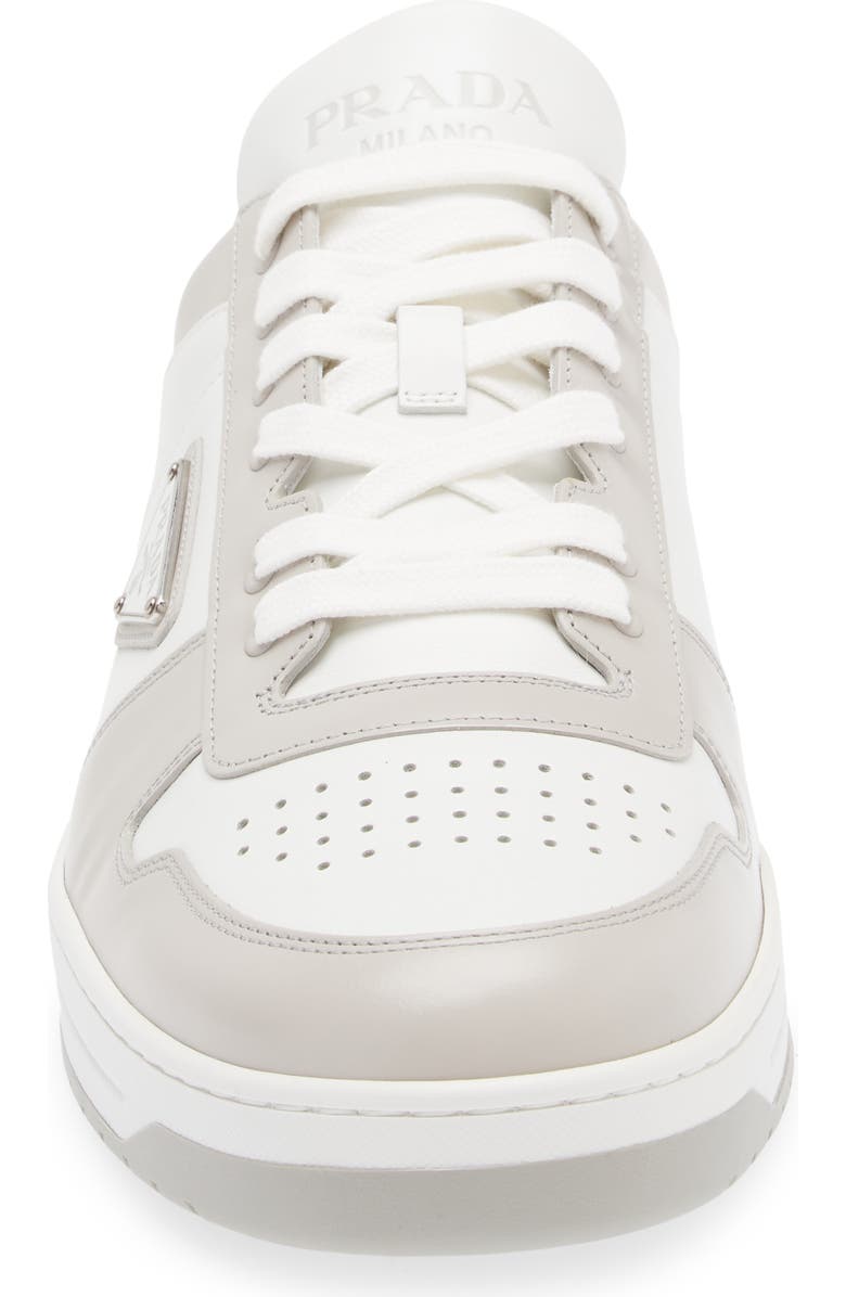 Prada Downtown Logo Low Top Sneaker, Alternate, color,