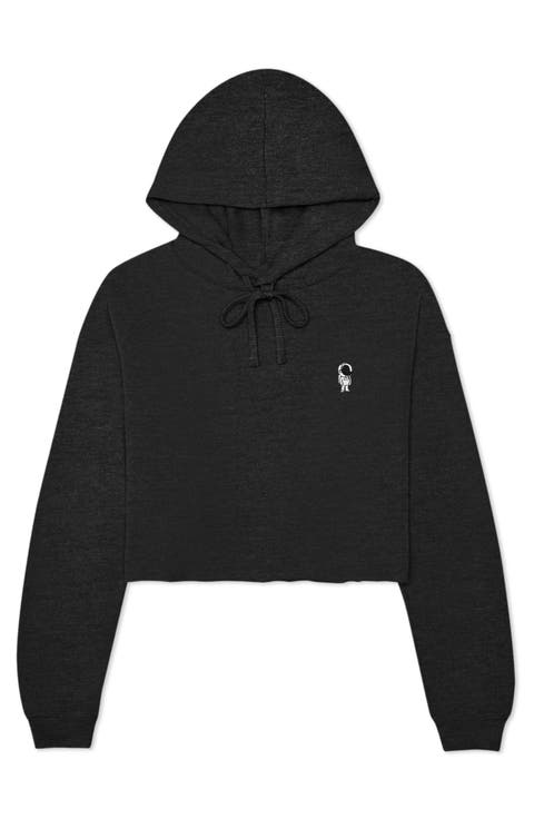 Astronaut Cropped Hoodie