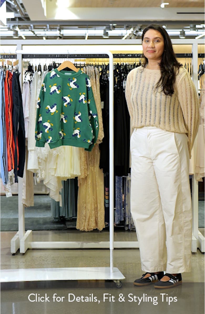 Kids' La Oca Graphic Crewneck Sweatshirt, sales video thumbnail