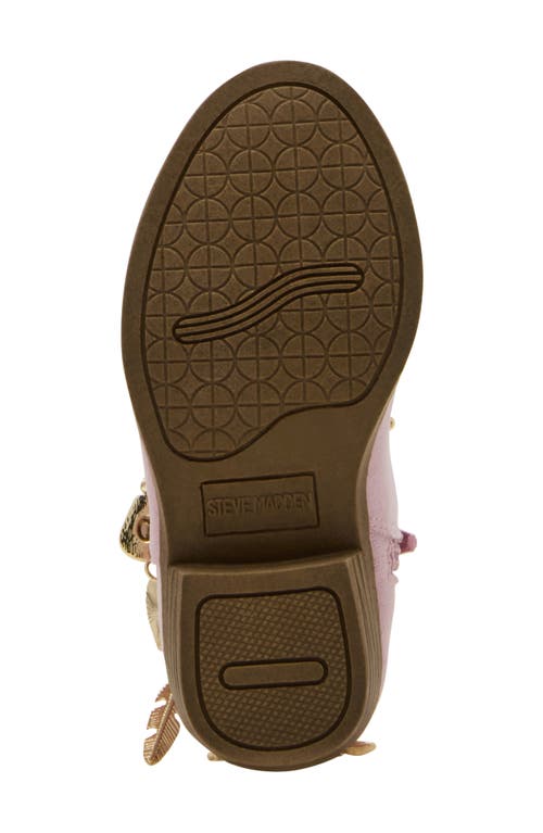 Steve Madden Kids' Tleana Western Boot In Pink