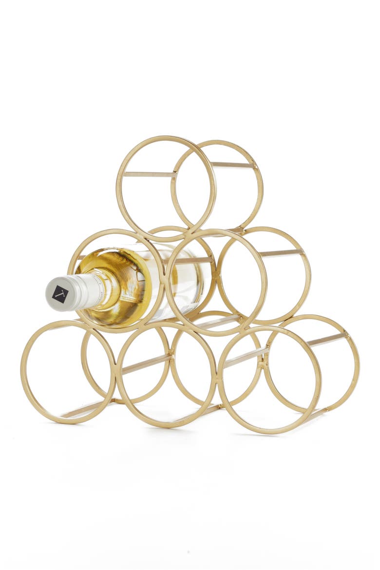 Wine Rack, Main, color, GOLD METALLIC