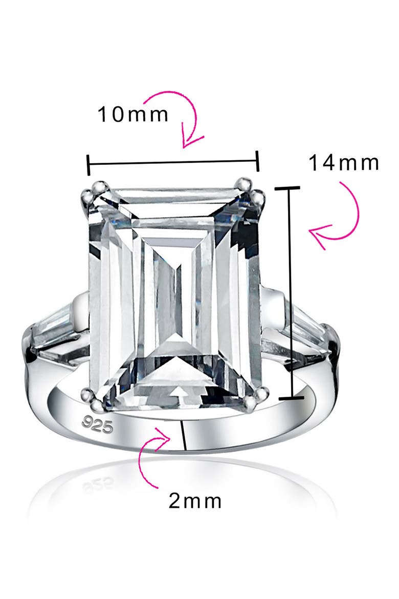 Art Deco Ring, Alternate, color, SILVER