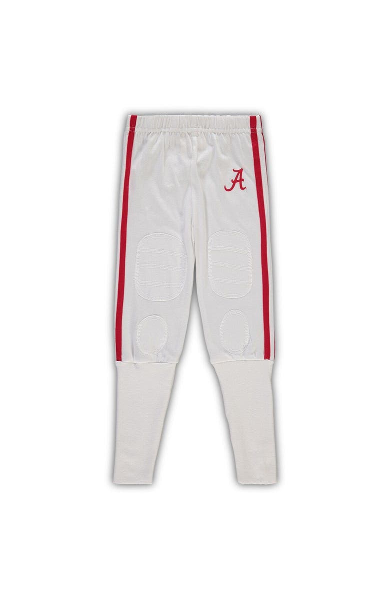 Wes & Willy Preschool Wes & Willy Crimson Alabama Crimson Tide Football Player V-Neck T-Shirt and Pants Sleep Set, Alternate, color, 