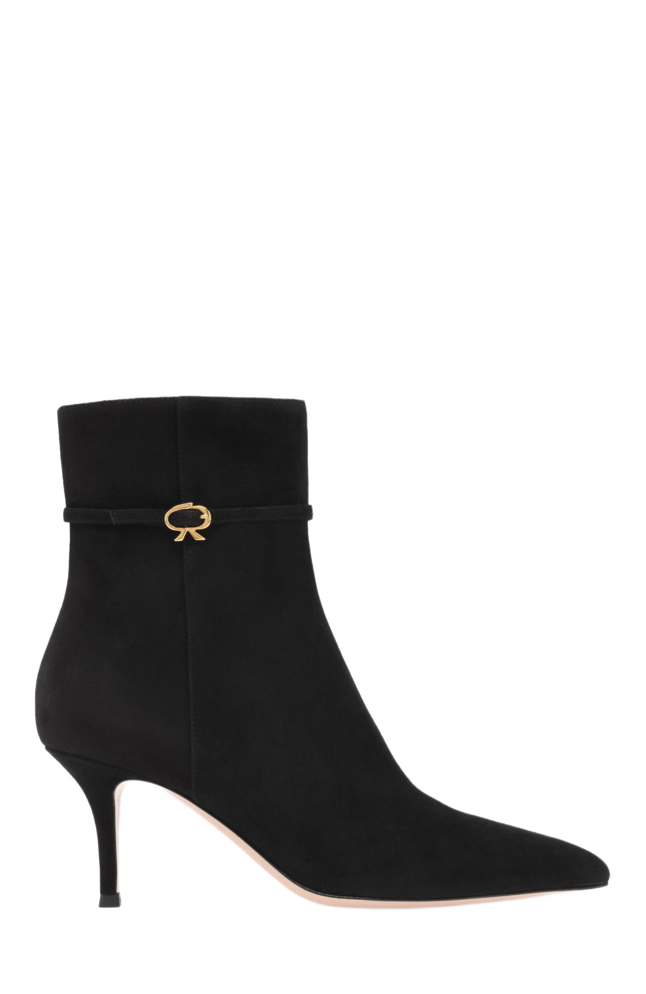 Gianvito Rossi Ribbon Ville 70 Bootie, Main, color, 