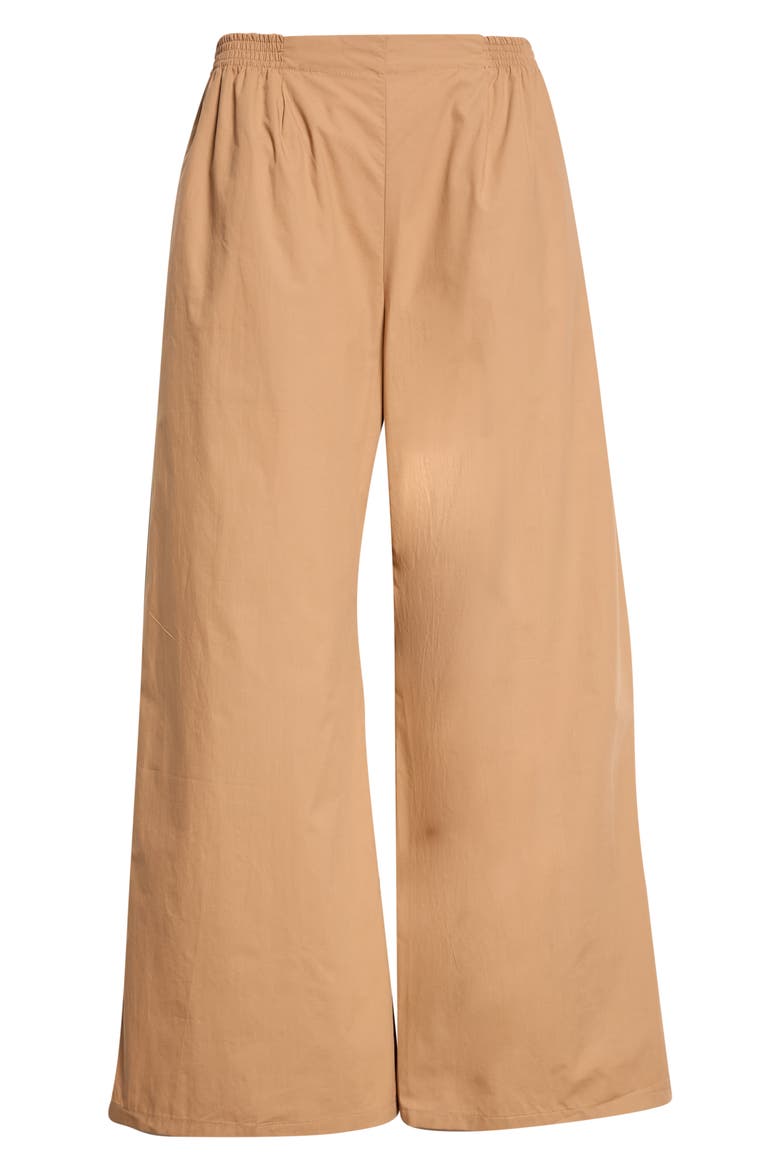 Yoshi Wide Leg Boxer Pants, Alternate, color, CAMEL