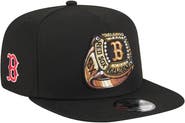 New Era Men's New Era Black Boston Red Sox Ring A-Frame 9FIFTY Snapback Hat