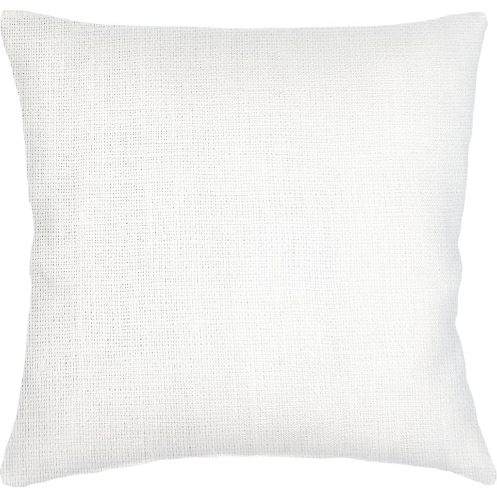 Anaya So Soft Linen Euro Pillow With Down Alternative Insert In Bright White