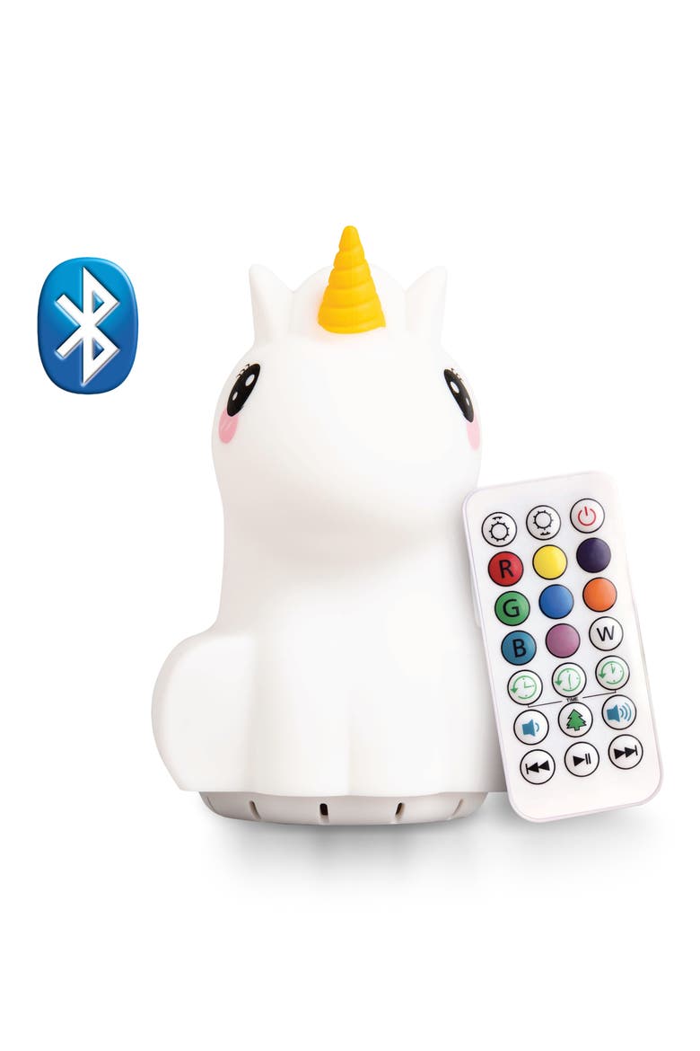 LumiPets® Unicorn Bluetooth Night Light & Remote, Main, color, WHITE