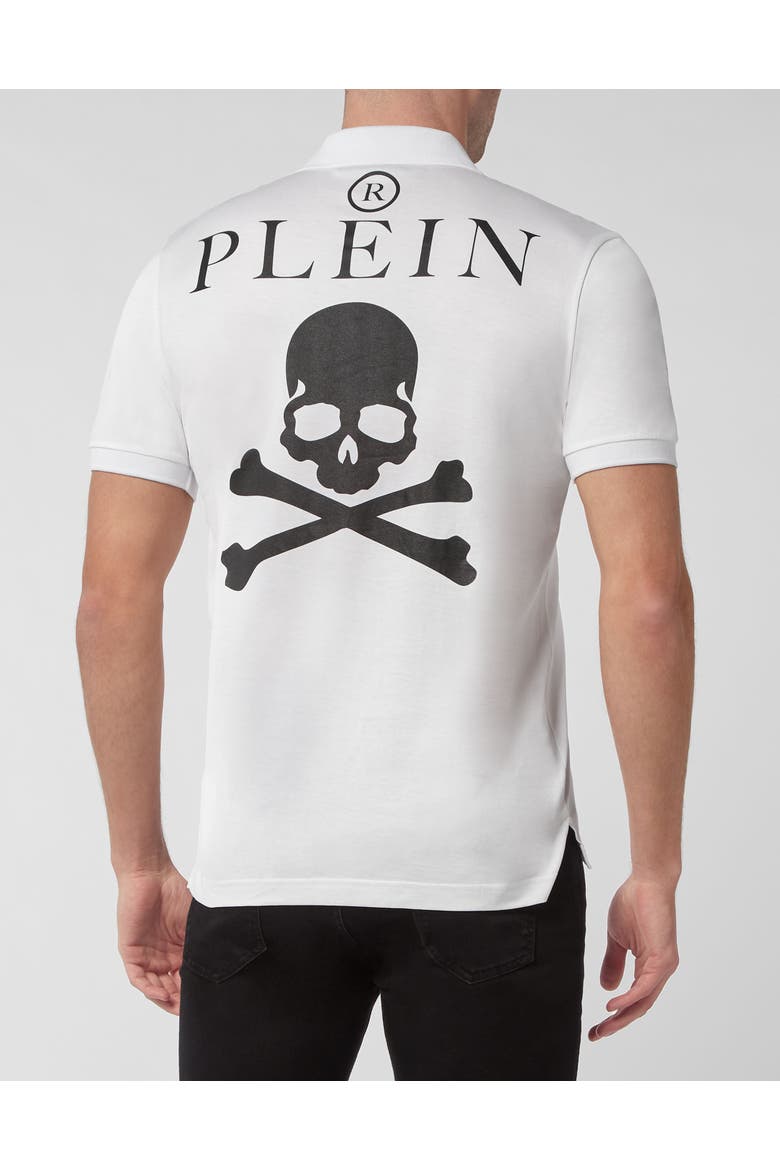 Slim Fit Polo Shirt Ss Luxe Men, Alternate, color, white