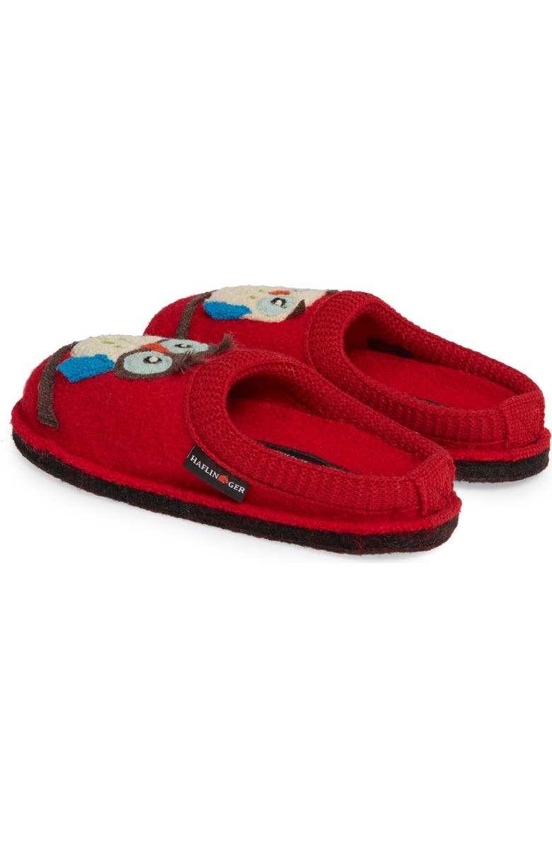 Haflinger Olivia Owl Slippers, Alternate, color,