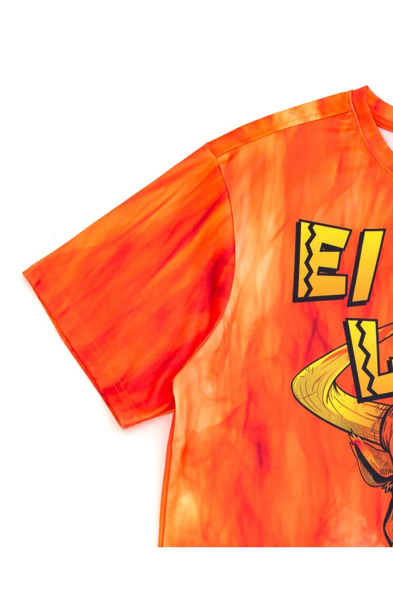 Graphic T-Shirt, Alternate, color, Orange El Toro Loco Flames