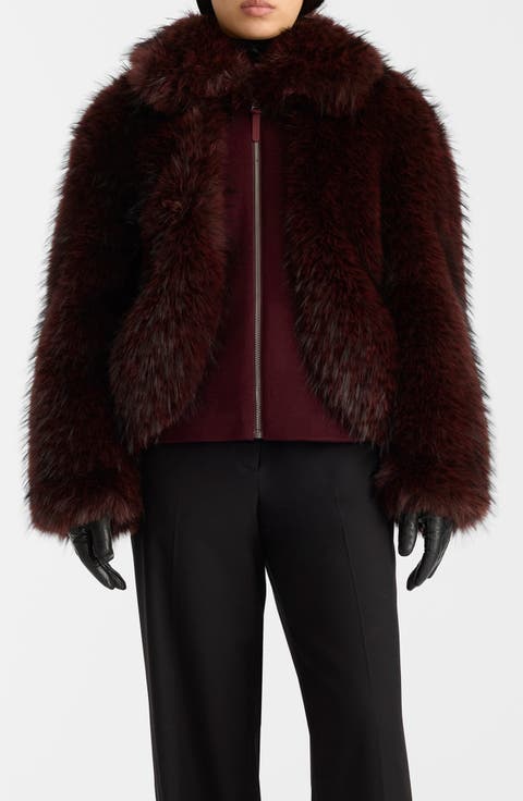 Nanny Faux Fur & Wool Jacket