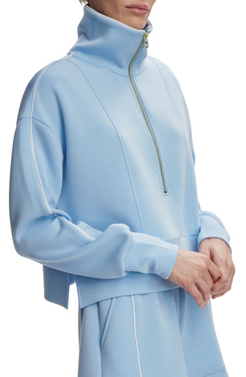 Varley Davenport Half-zip Sweatshirt In Blue