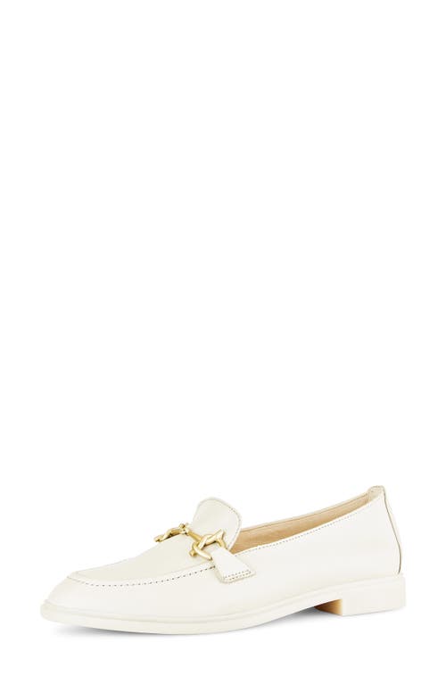 Gabor Bit Loafer In White