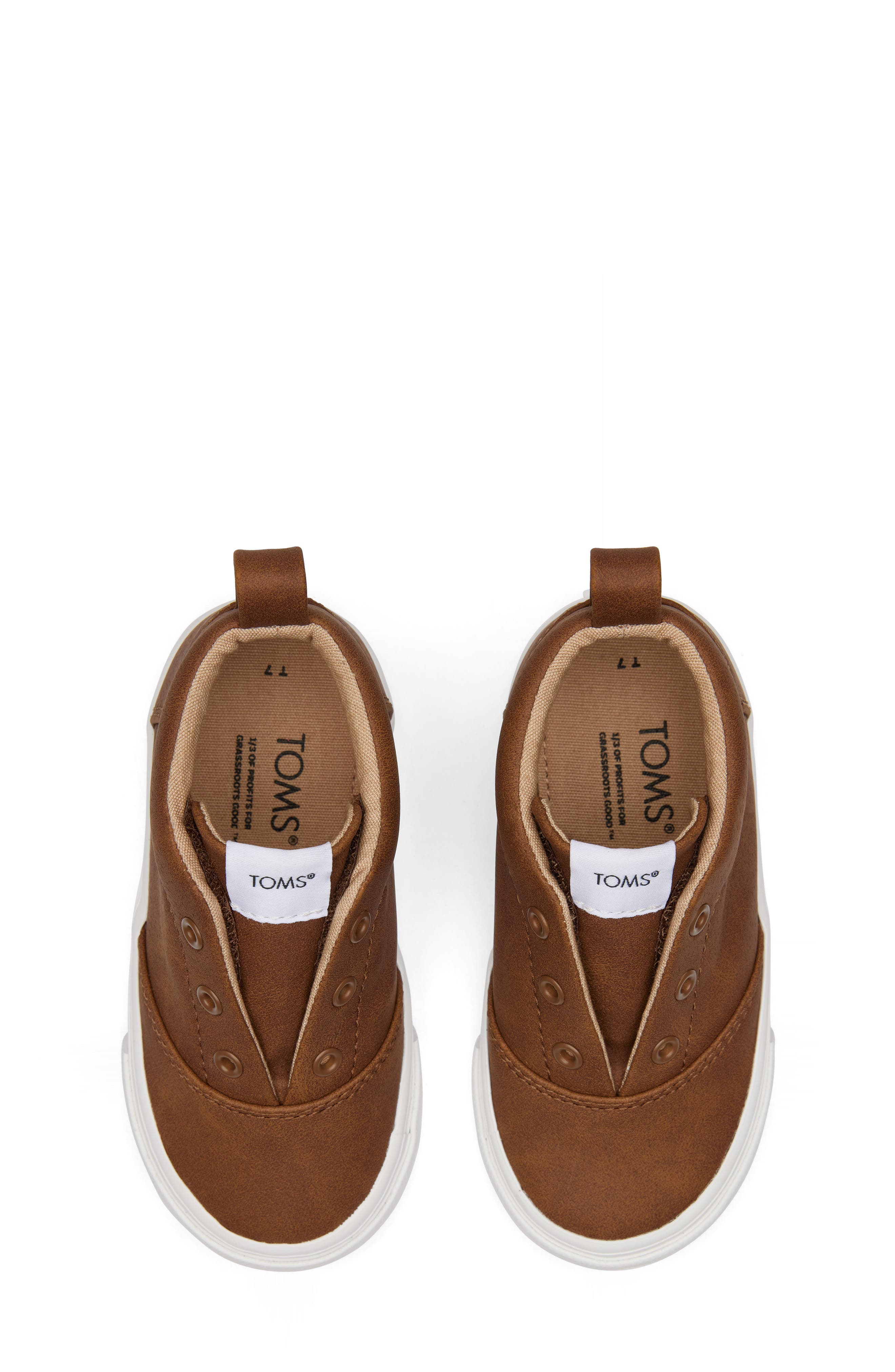 TOMS Kids' Fenix Mid Sneaker, Alternate, color, Brown