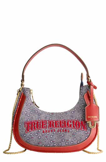 True Religion Logo Small Hobo Bag