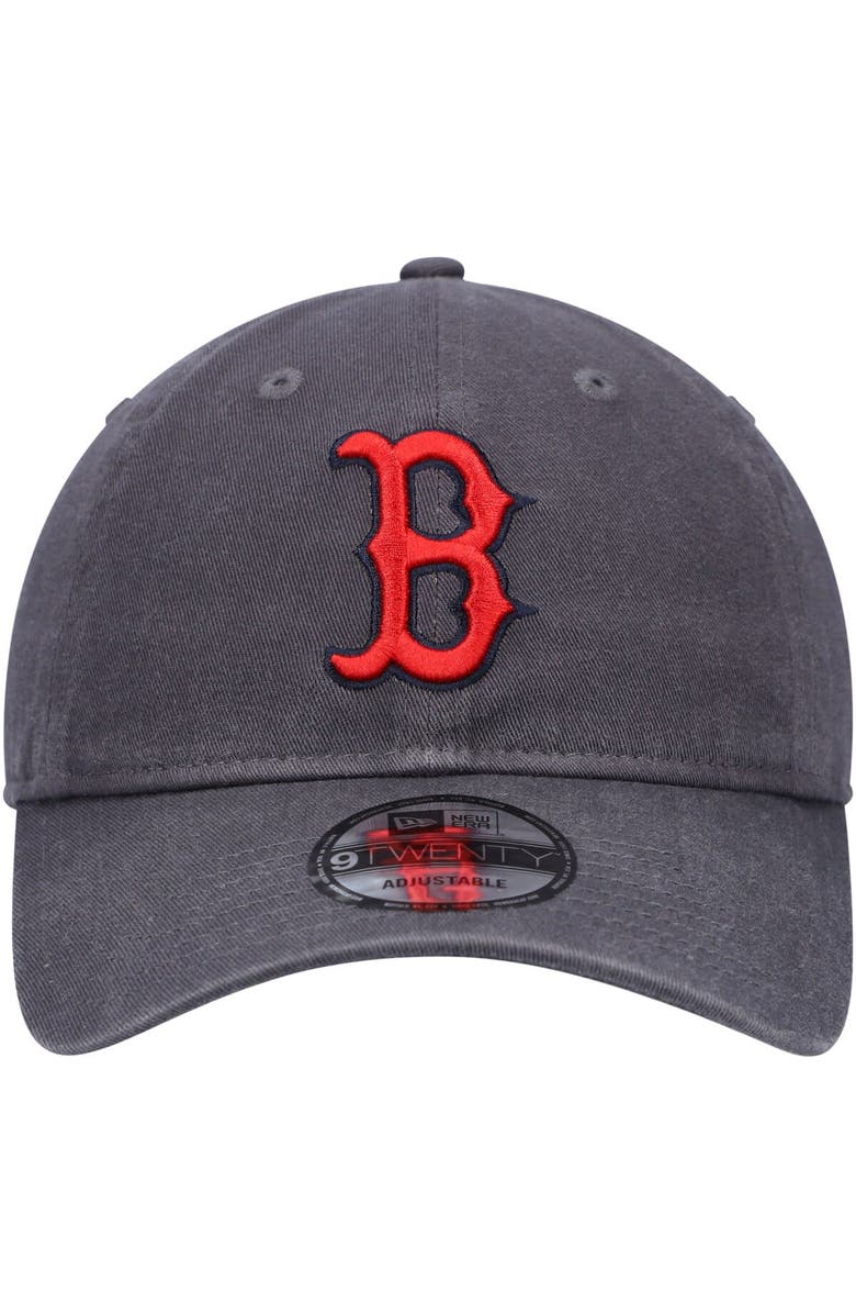 New Era Men's New Era Graphite Boston Red Sox Fashion Core Classic 9TWENTY Adjustable Hat, Alternate, color, 
