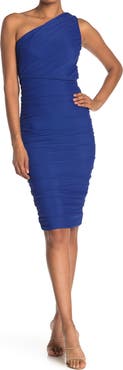 Love By Design One-Shoulder Body-Con Midi Dress