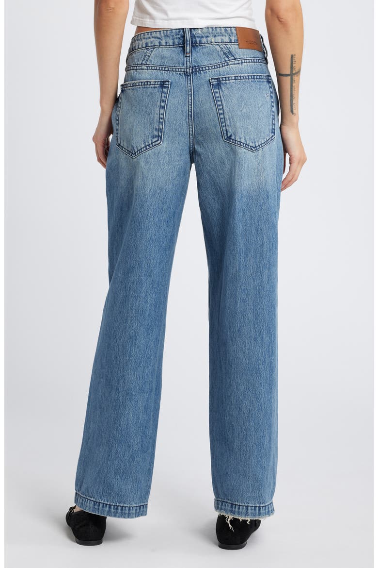 Mid Rise Baggy Wide Leg Jeans, Alternate, color, MEDIUM WASH