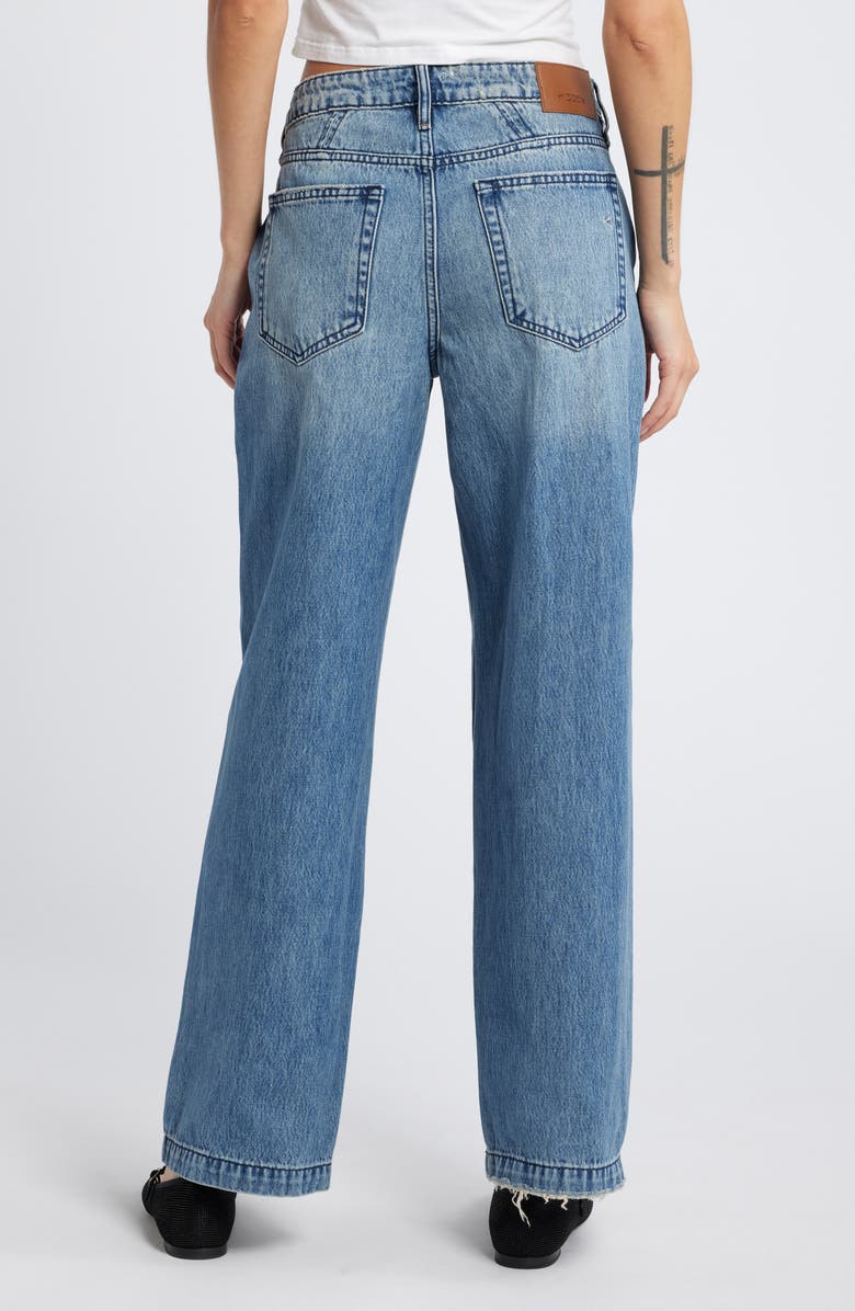HIDDEN JEANS Mid Rise Baggy Wide Leg Jeans, Alternate, color, Medium Wash