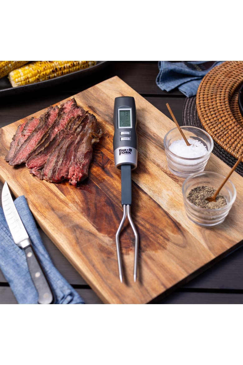 BarBFork Digital Grilling Fork Thermometer, Alternate, color, Grey