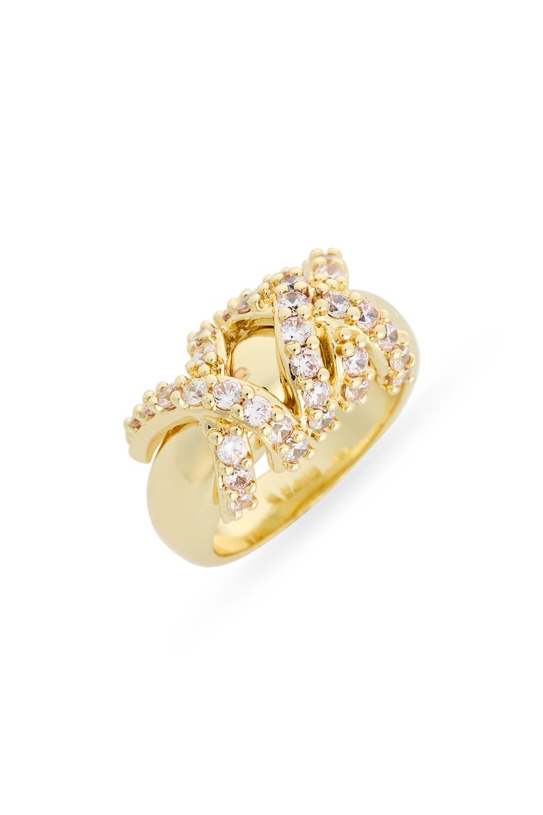 Twisted Dome Ring, Main, color, GOLD