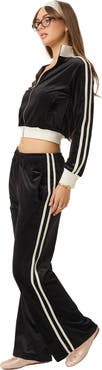 Goldie Byrd Velour Track Pants