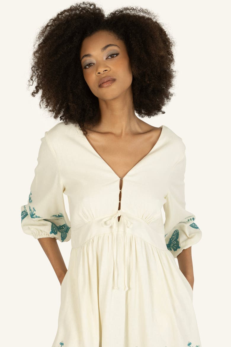 Gia Dress, Alternate, color, Antique Crème
