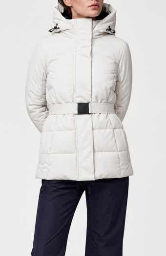 Blanca Hooded Belted Puffer Coat