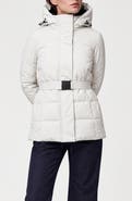Noize Blanca Hooded Belted Puffer Coat